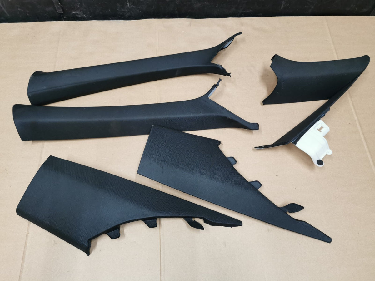 AUDI A4 S4 A C pillar Black Interior Trim Panels 2018 B9 Saloon