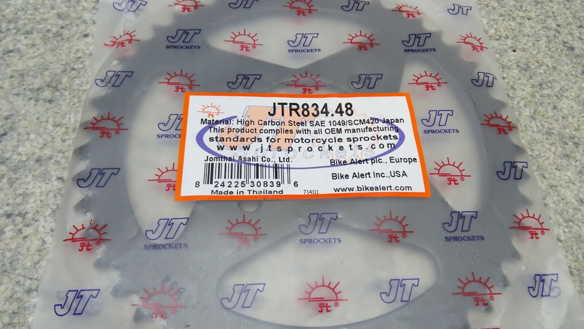 High Carbon Steel Rear Sprocket 48 Teeth Jtr834.48 Genuine OEM JTR834.48