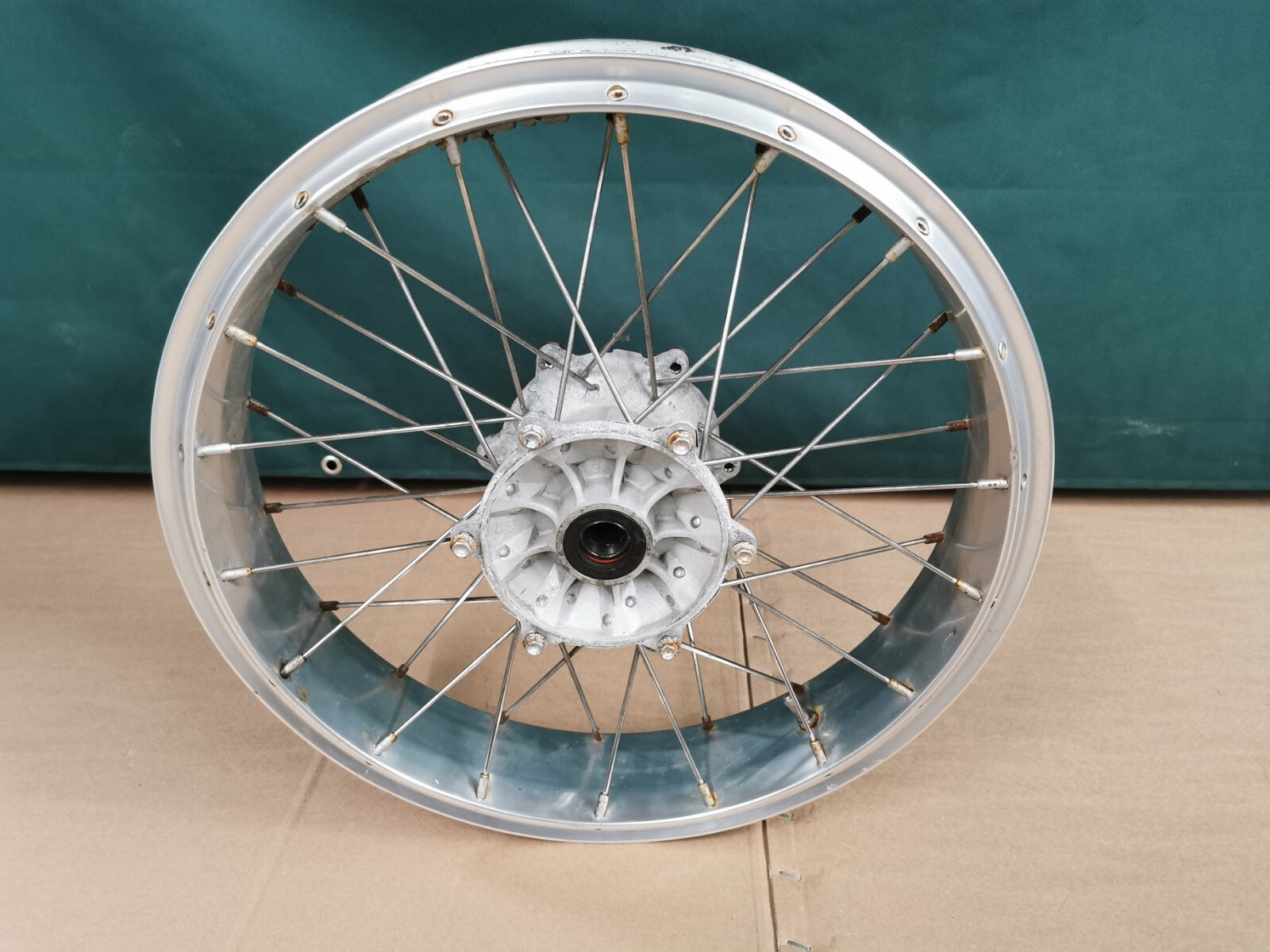 OEM 19" Complete BEHR Front Wheel Rim for Aprilia ETV 1000 Caponord 2003