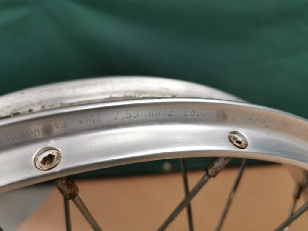 OEM 19" Complete BEHR Front Wheel Rim for Aprilia ETV 1000 Caponord 2003