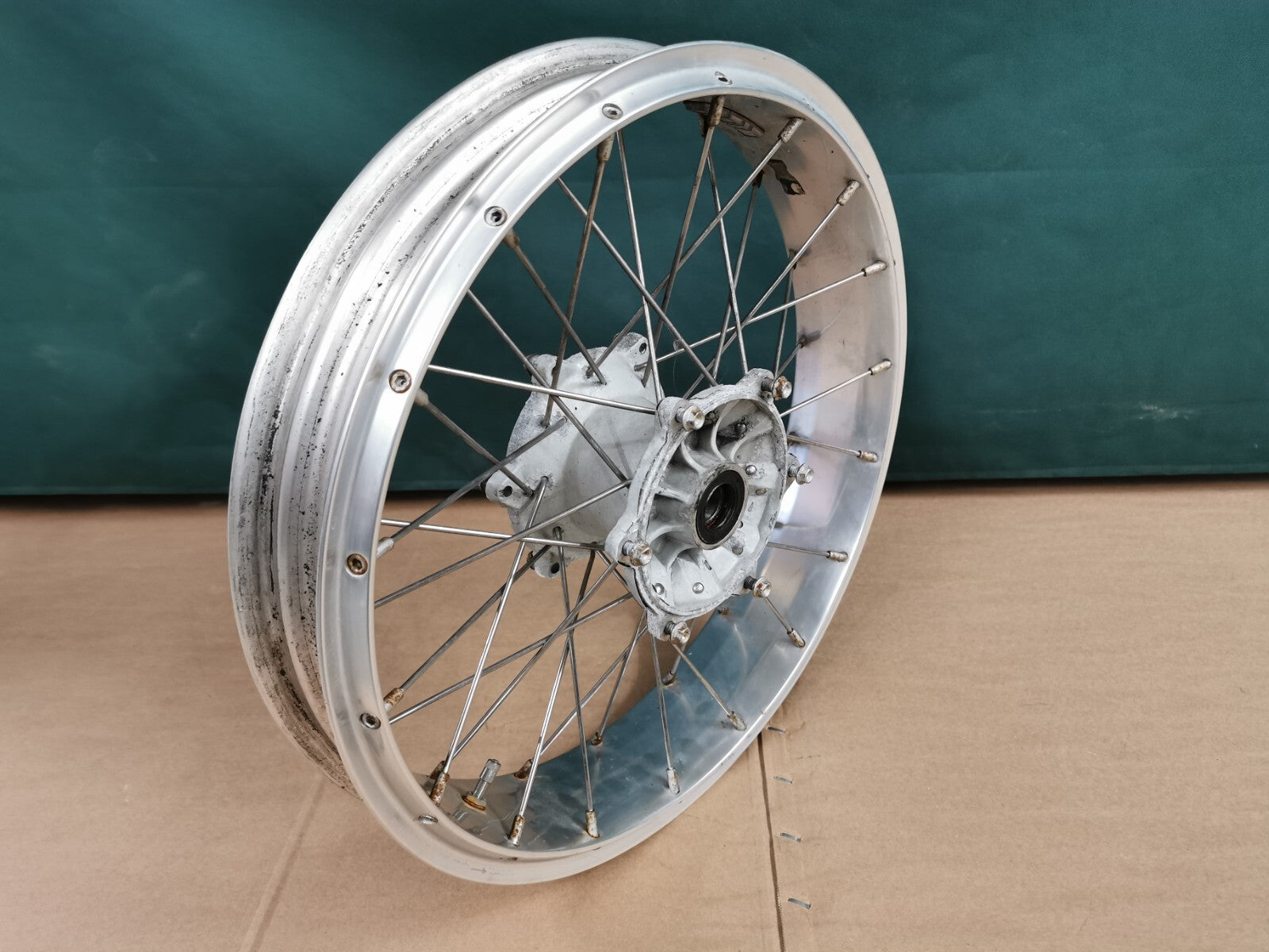 OEM 19" Complete BEHR Front Wheel Rim for Aprilia ETV 1000 Caponord 2003
