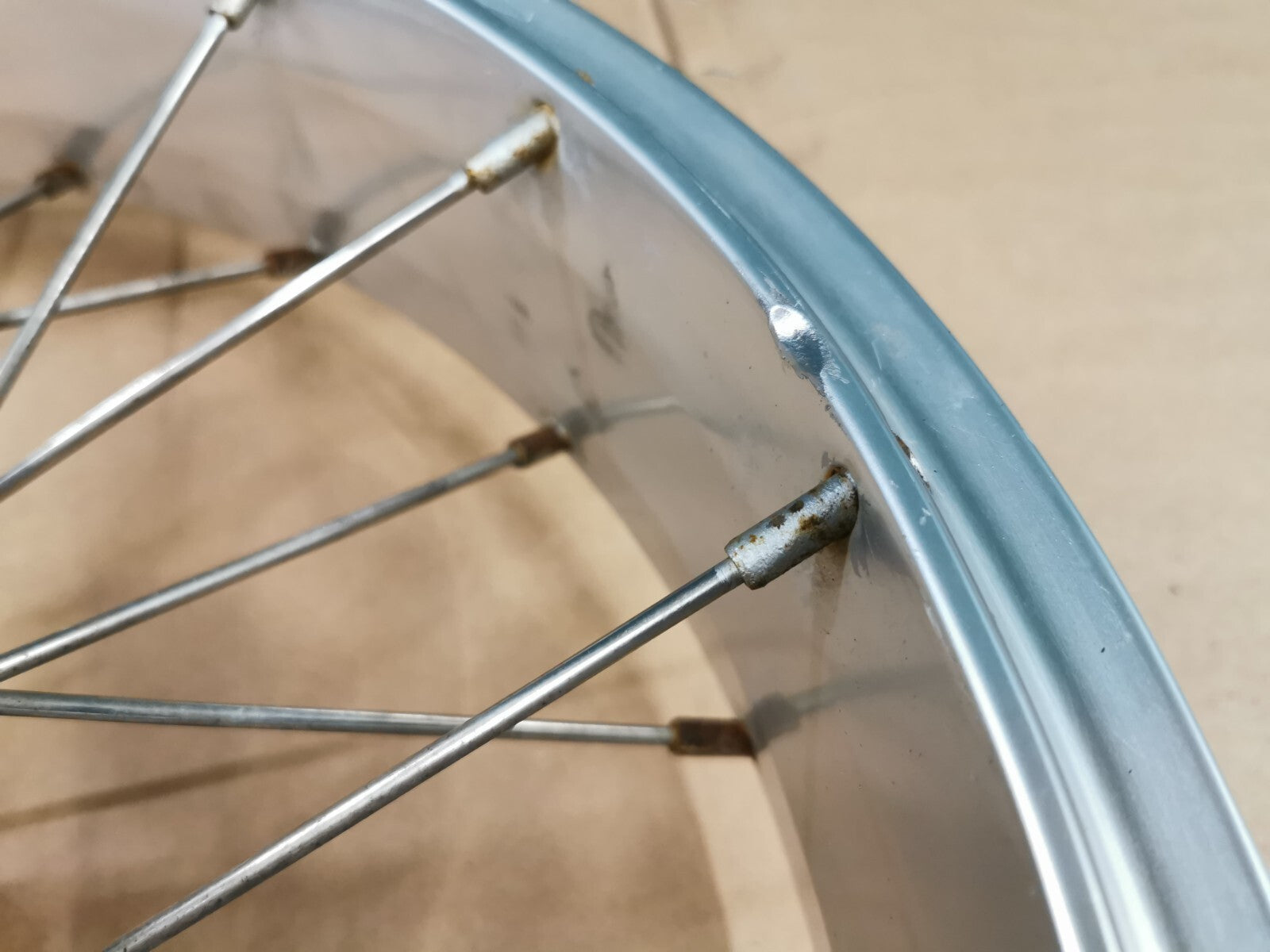 OEM 19" Complete BEHR Front Wheel Rim for Aprilia ETV 1000 Caponord 2003