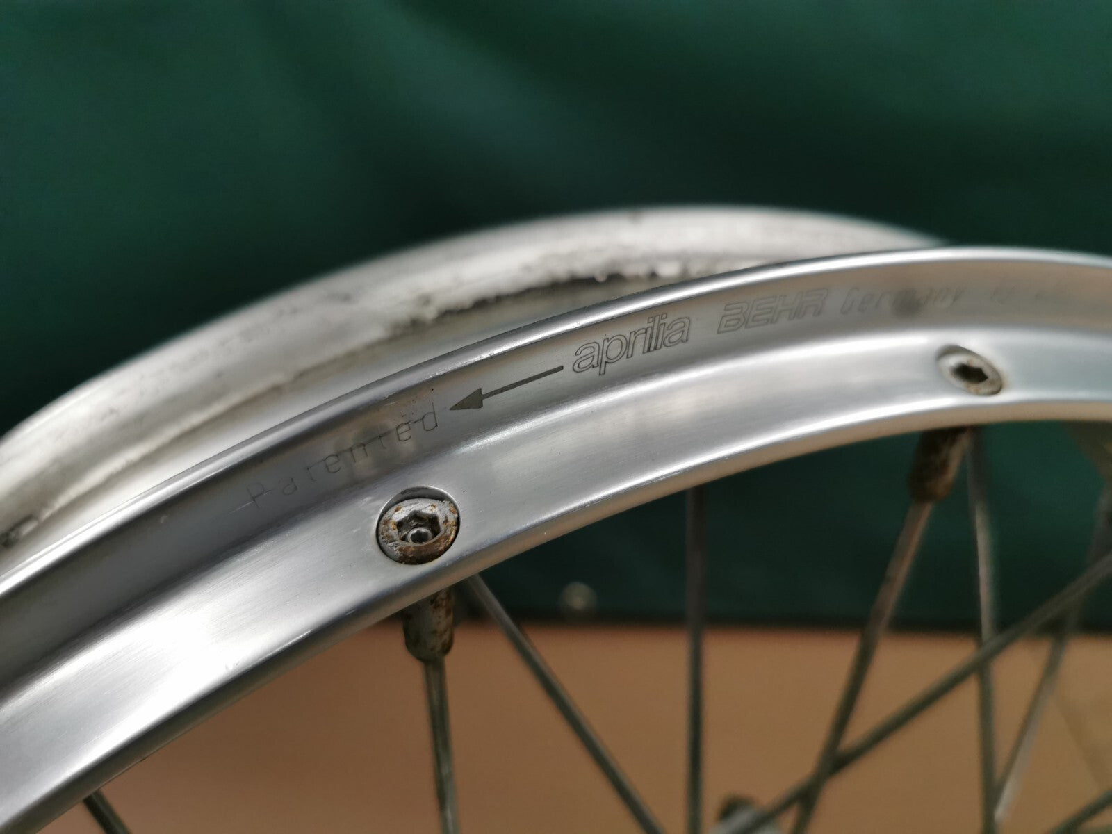 OEM 19" Complete BEHR Front Wheel Rim for Aprilia ETV 1000 Caponord 2003
