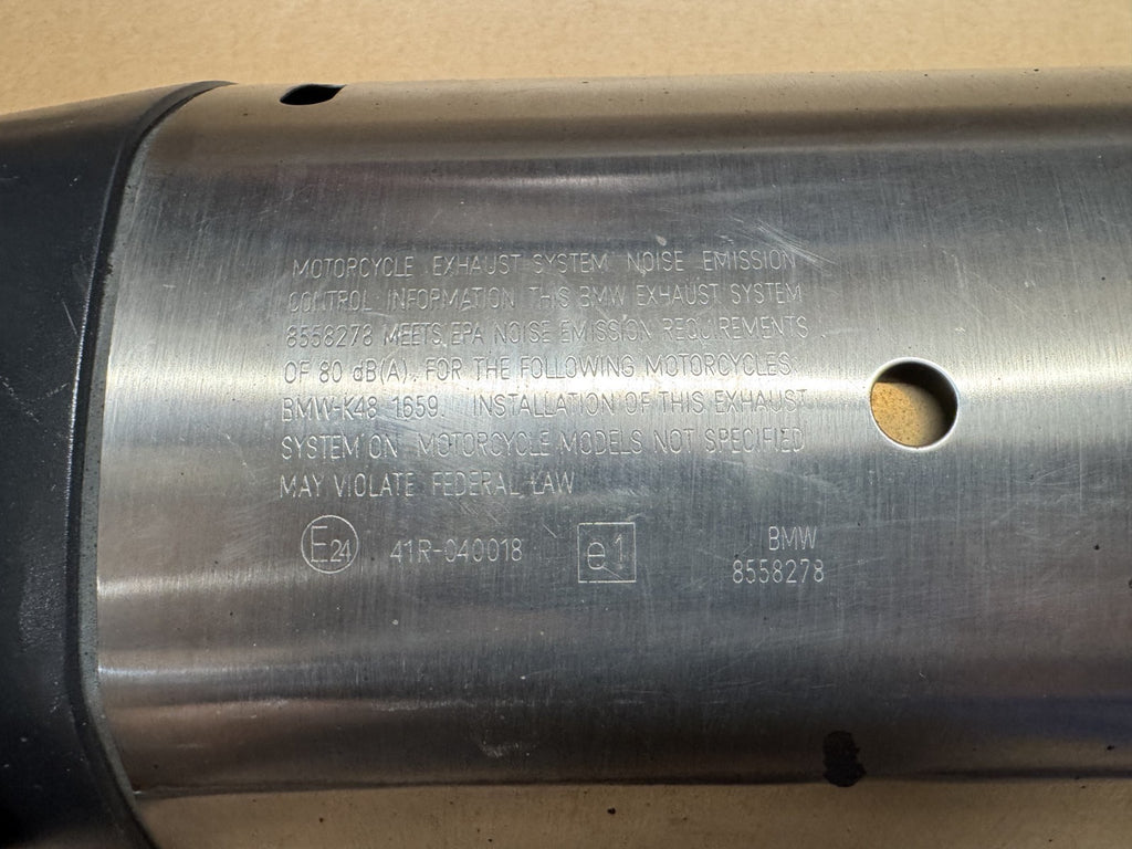 OEM Left Exhaust Silencer for BMW K1600 GT 2011-2017 PN:8558278