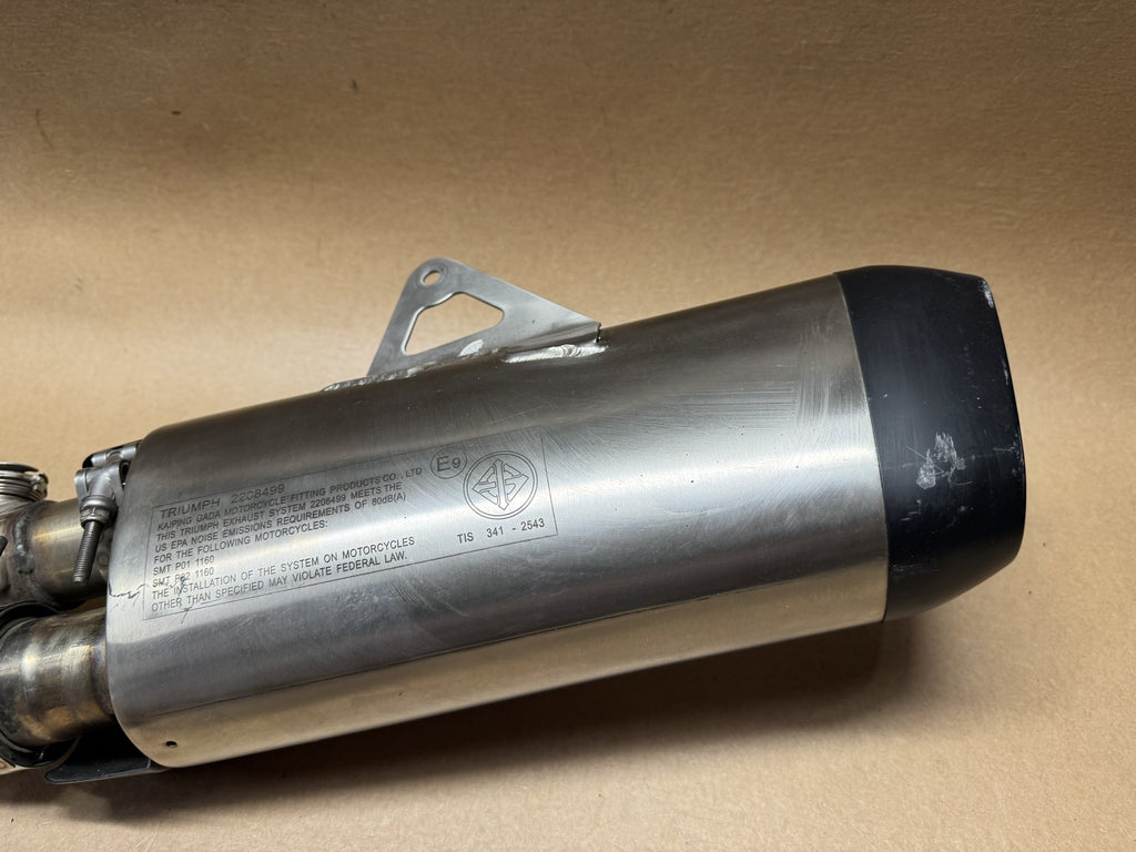 OEM exhaust silencer for Triumph Speed Triple RS 2021-2024