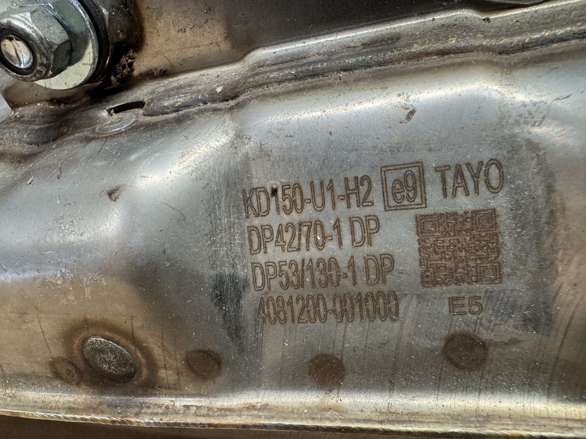 OEM Exhaust Silencer System for Zontes ZT125 2021