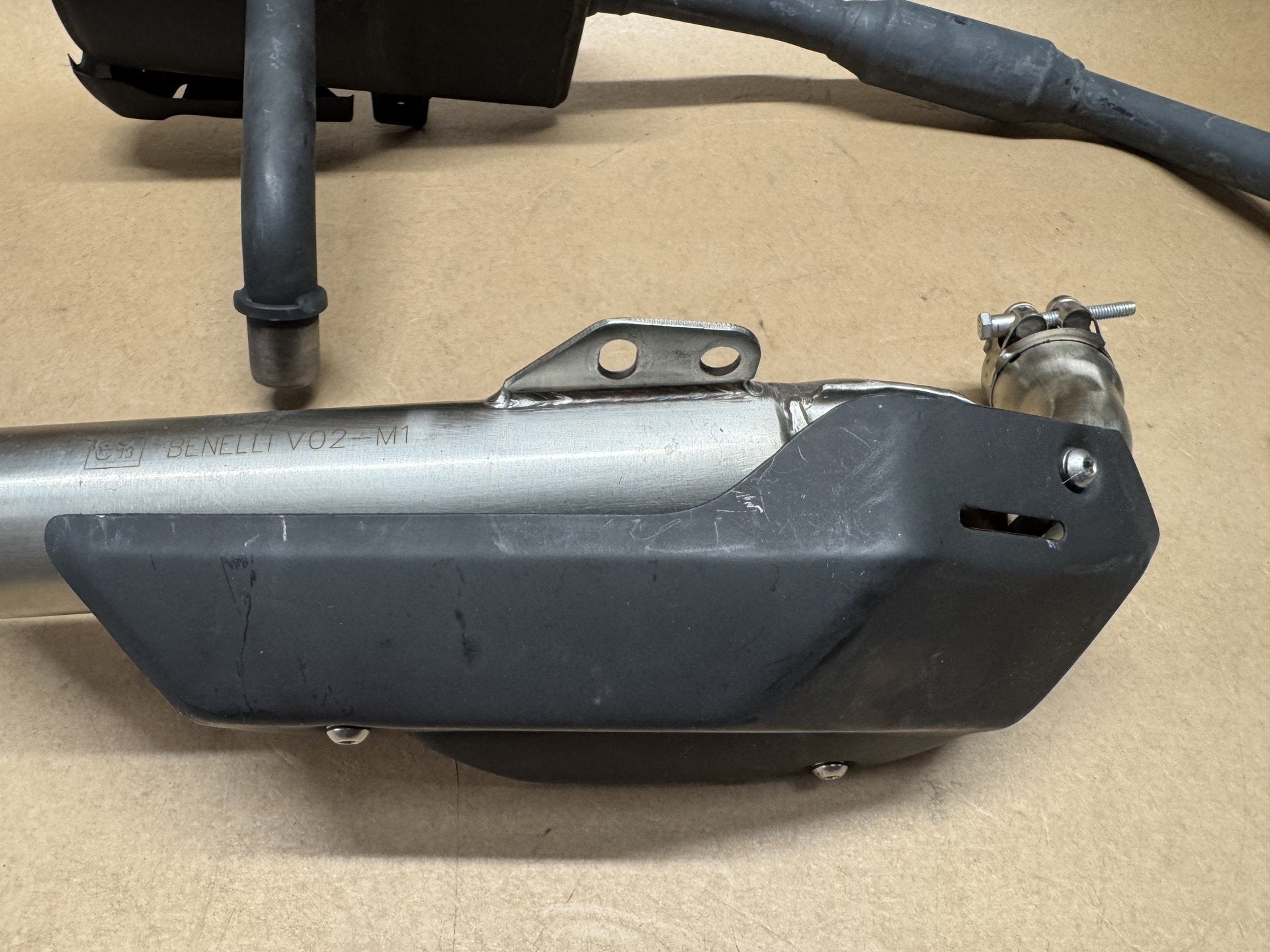 Benelli TNT 125 Exhaust Silencer System Genuine OEM