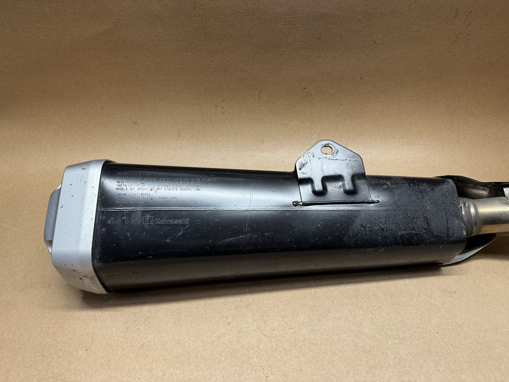 Kawasaki ZZR1400 2012-2014 Left Side Exhaust Silencer Genuine OEM