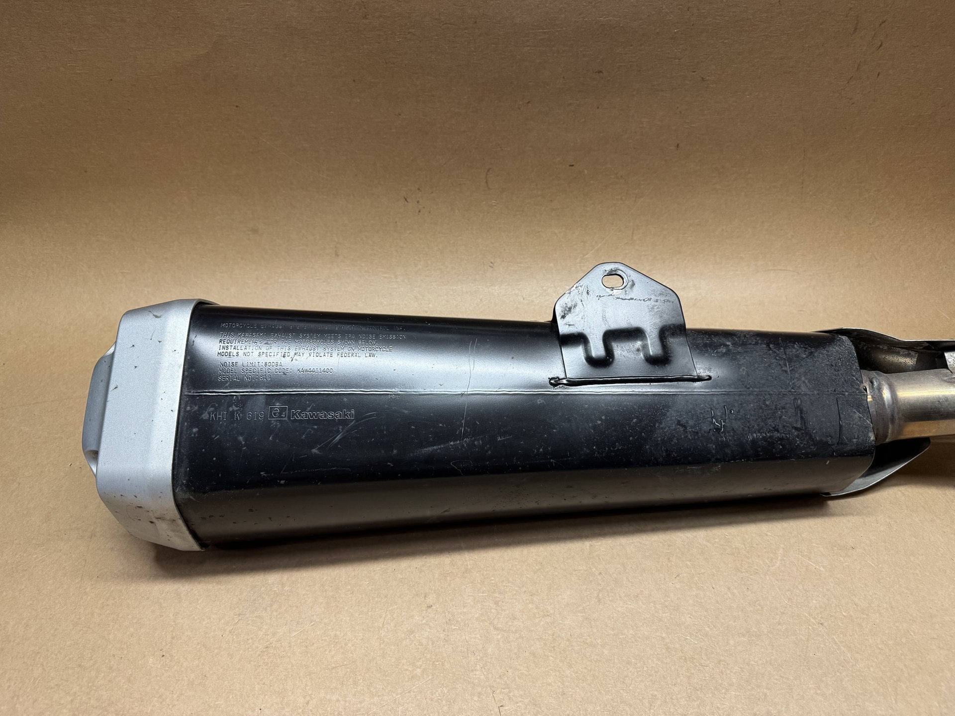 Kawasaki ZZR1400 2012-2014 Left Side Exhaust Silencer Genuine OEM