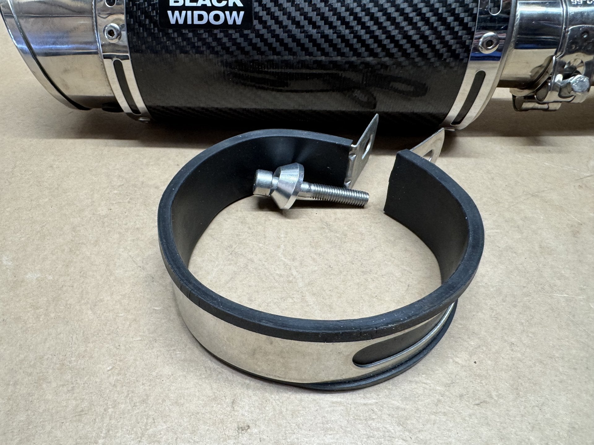 Generic Black Widow Exhaust Silencer / Can Genuine OEM 200CS/CG20R
