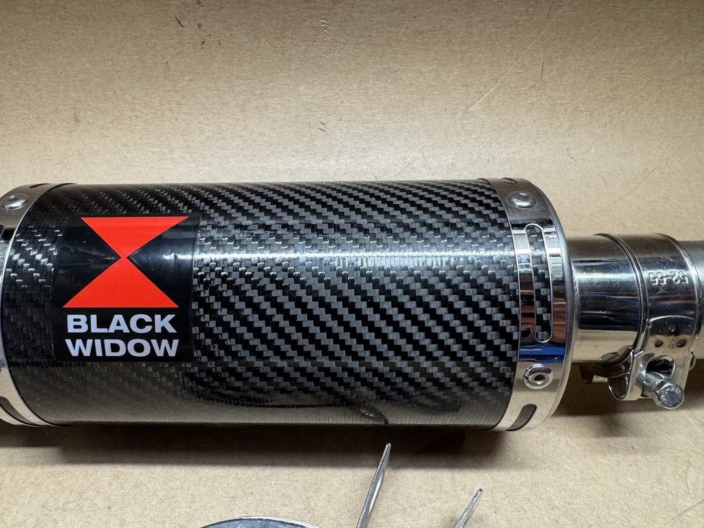 Generic Black Widow Exhaust Silencer / Can Genuine OEM 200CS/CG20R