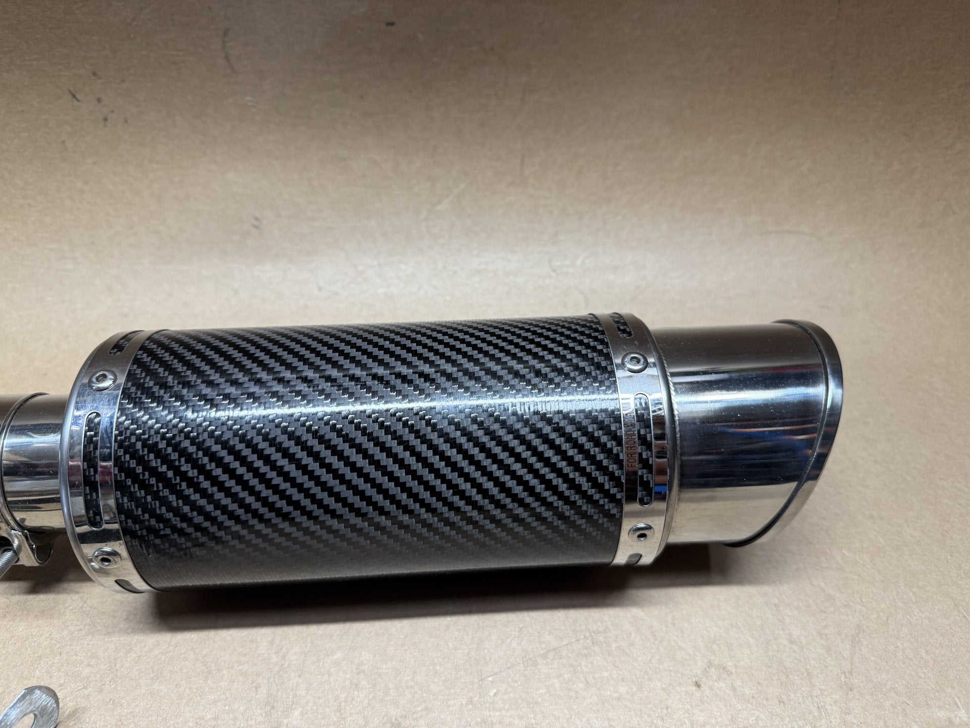 Generic Black Widow Exhaust Silencer / Can Genuine OEM 200CS/CG20R