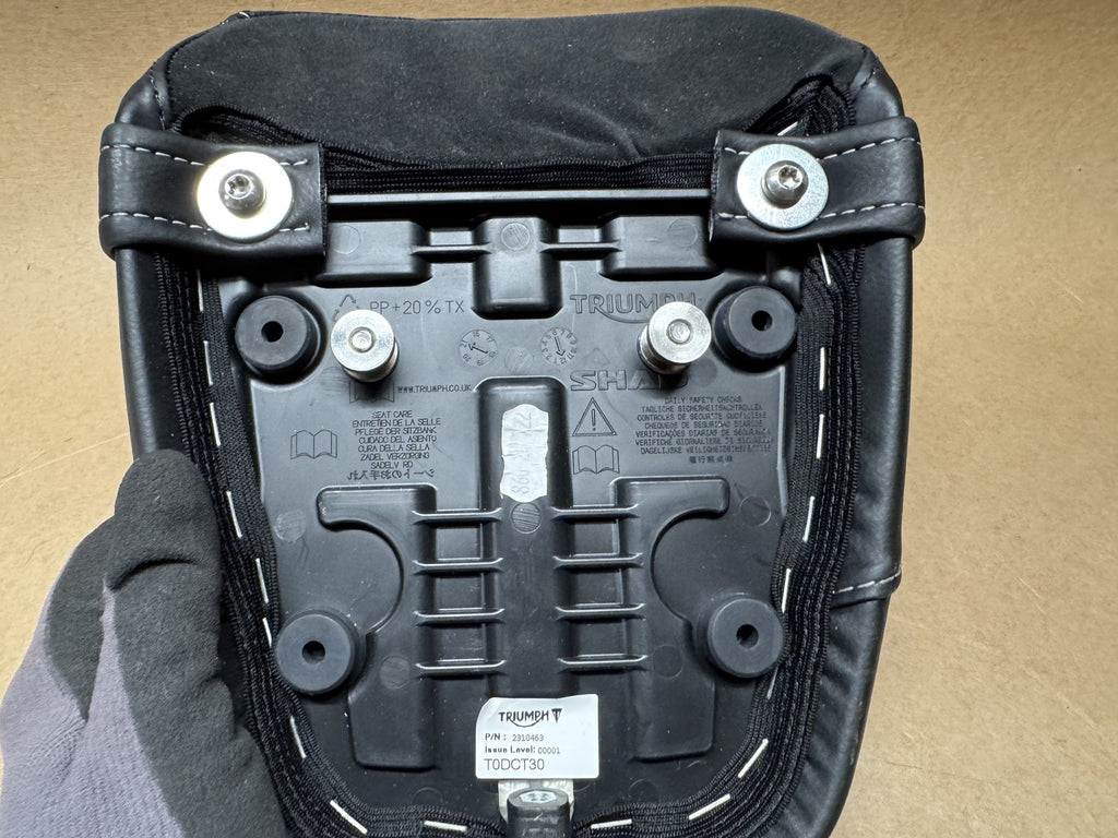 Triumph Street Scrambler 2019 Rear Pillion Seat Genuine OEM T2310463