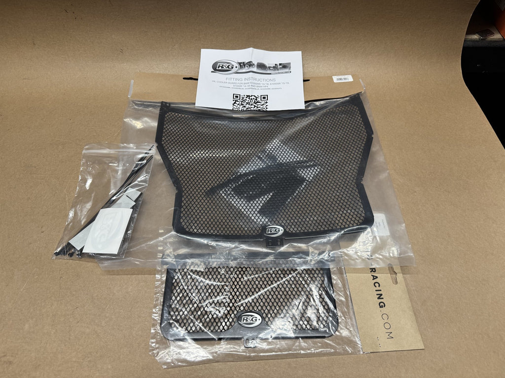 BMW S1000RR 2010-2017 R&G Radiator & Oil Cooler Cover Guard Genuine OEM