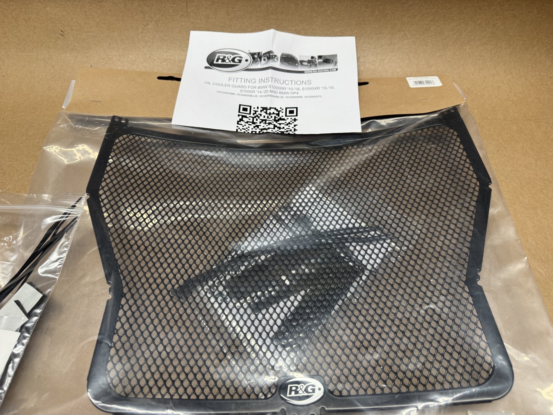 BMW S1000RR 2010-2017 R&G Radiator & Oil Cooler Cover Guard Genuine OEM