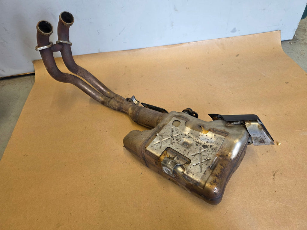 Suzuki GSX-8S 2023-2026 OEM Exhaust Downpipes / Headers Silencer Genuine OEM