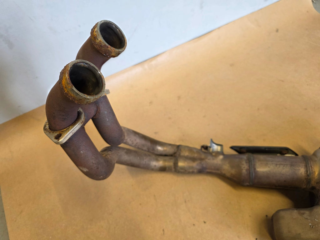 Suzuki GSX-8S 2023-2026 OEM Exhaust Downpipes / Headers Silencer Genuine OEM
