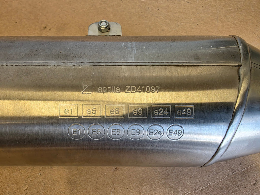 Aprilia SX 125 2021-2024 OEM Exhaust Silencer / Can Genuine OEM ZD41097