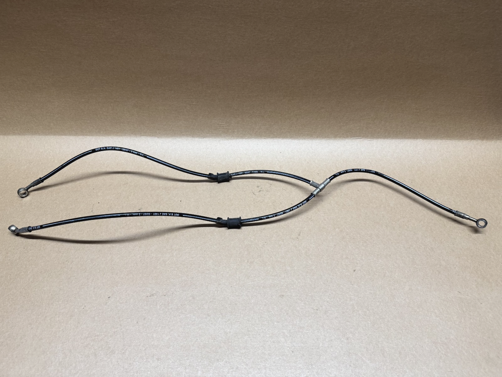 Ducati Hypermotard 1100 S 2007 - 2010 Front Brake Hoses Lines