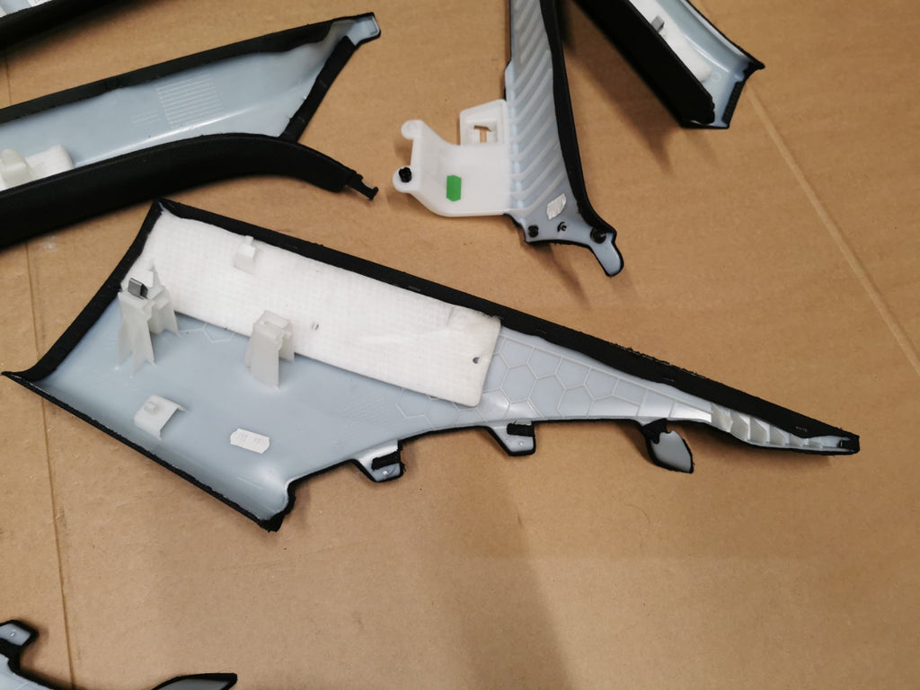 AUDI A4 S4 A C pillar Black Interior Trim Panels 2018 B9 Saloon