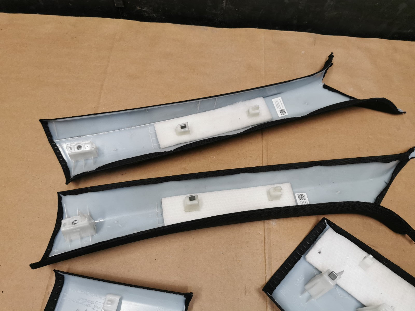 AUDI A4 S4 A C pillar Black Interior Trim Panels 2018 B9 Saloon