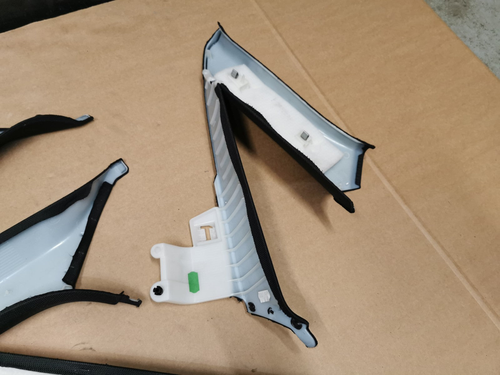 AUDI A4 S4 A C pillar Black Interior Trim Panels 2018 B9 Saloon