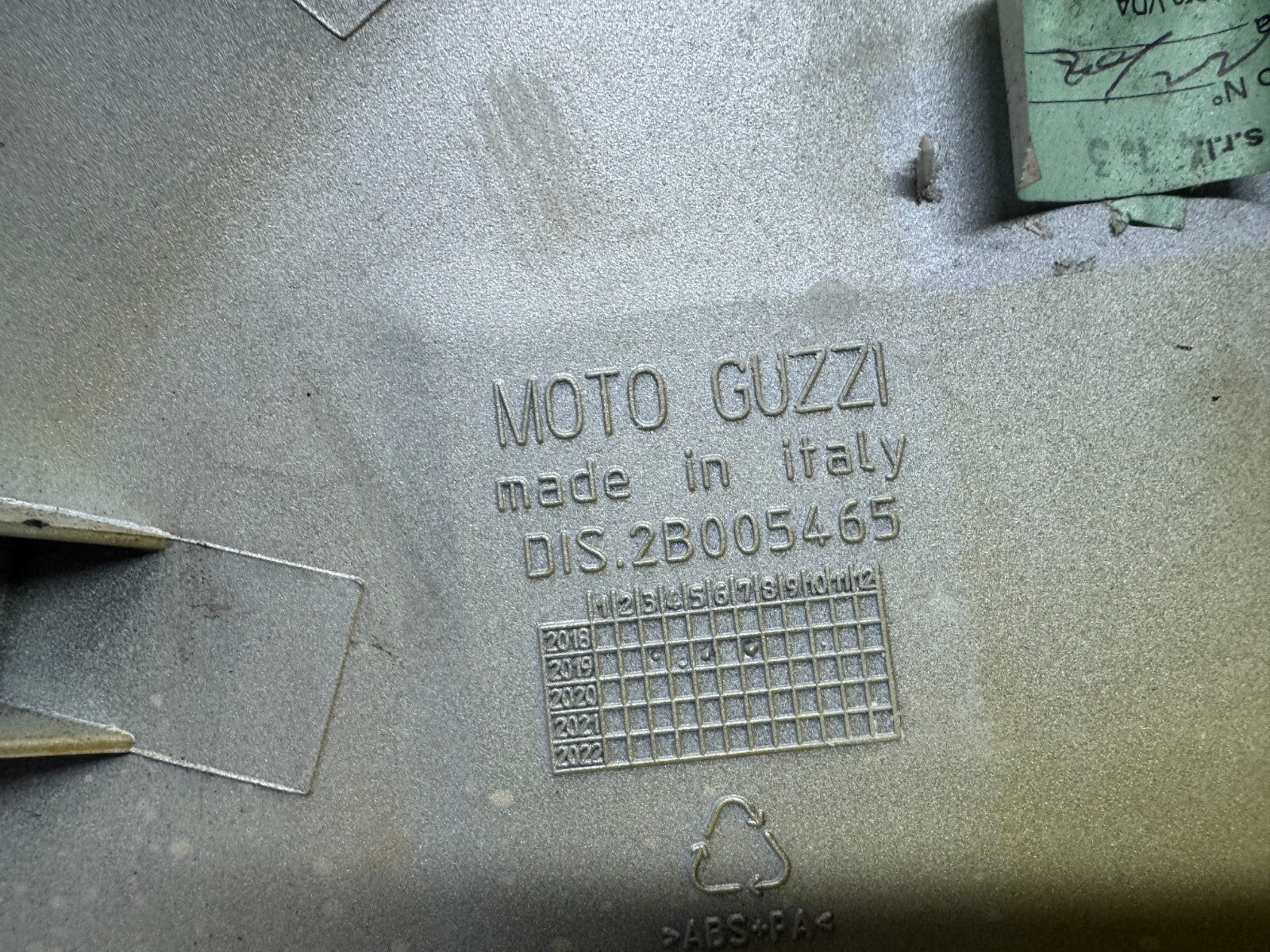 Left Tank Cover Fairing Moto Guzzi V85 TT 2020
