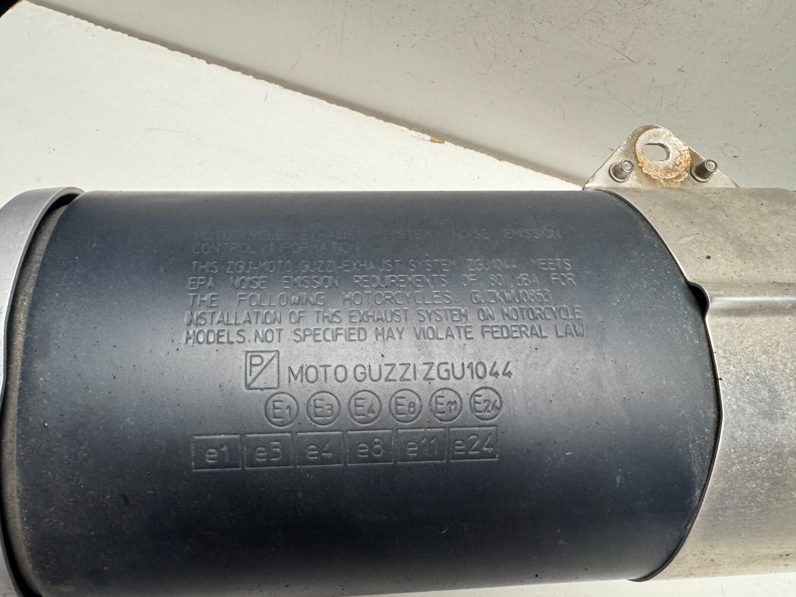 Exhaust Silencer Moto Guzzi V85 TT 2020