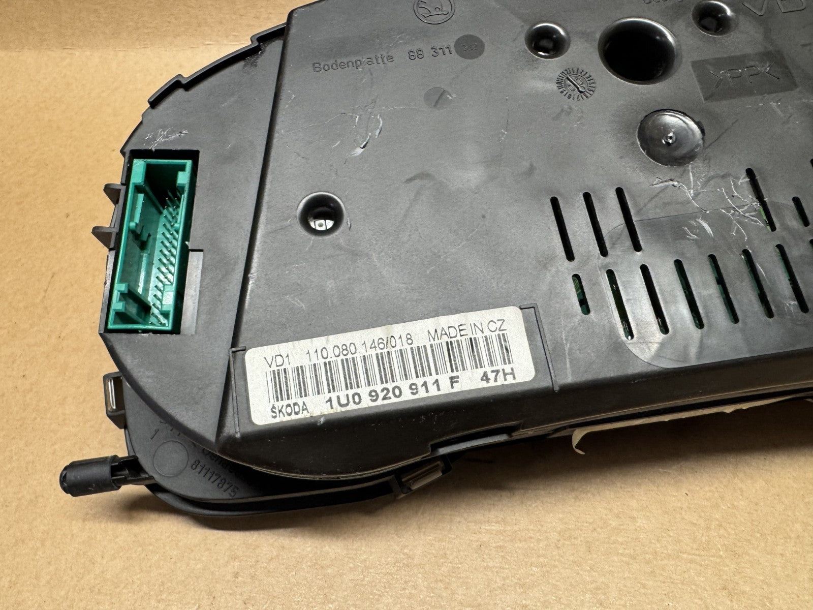 Skoda Octavia Mk1 Clocks Speedometer 1U0920911F
