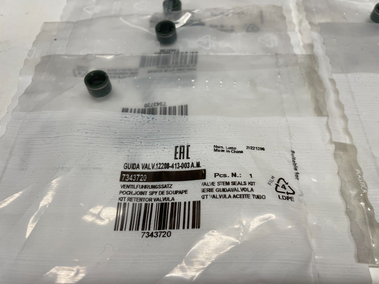 Athena Valve Stem Seal Kit 7343720