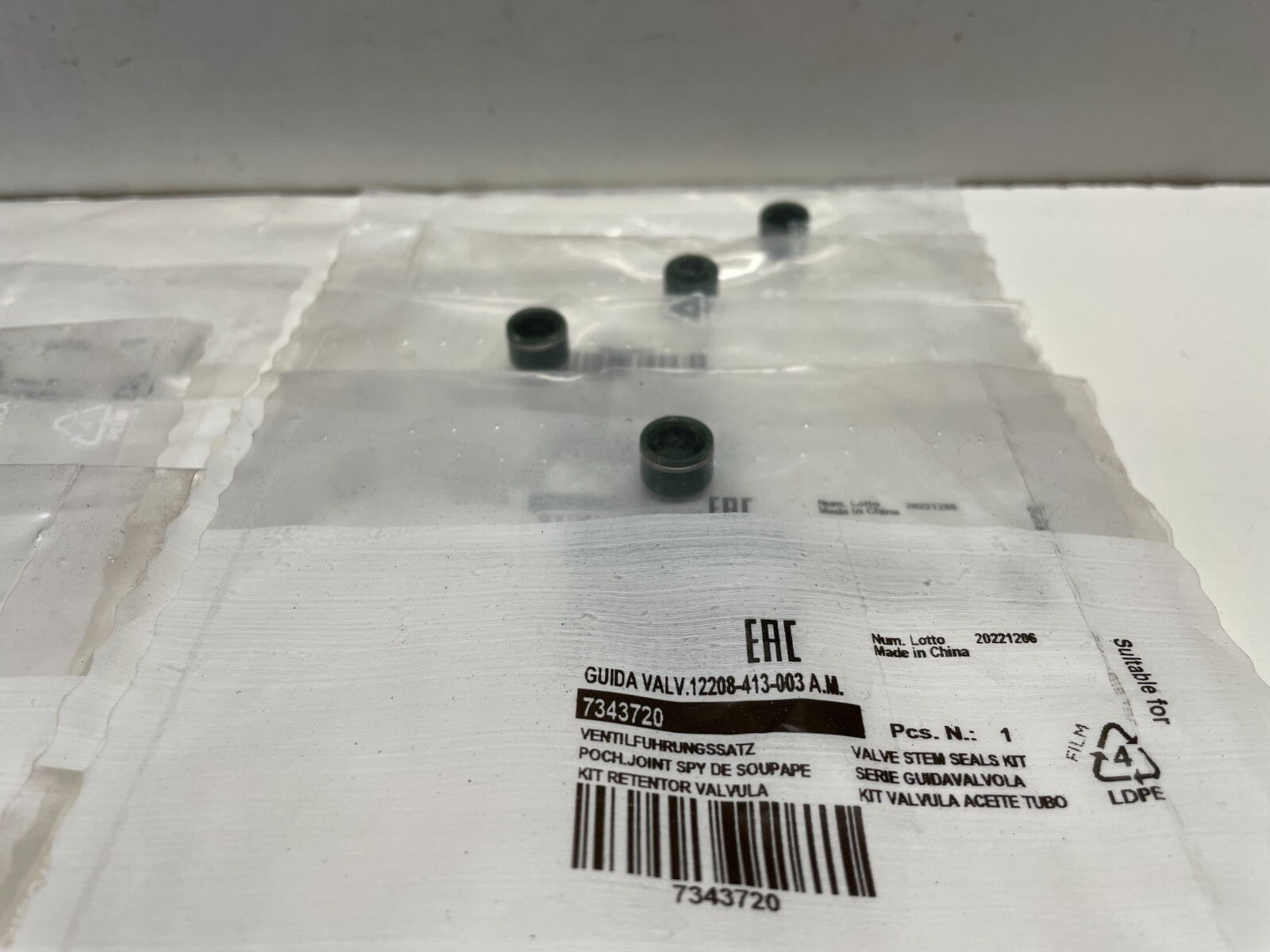 Athena Valve Stem Seal Kit 7343720