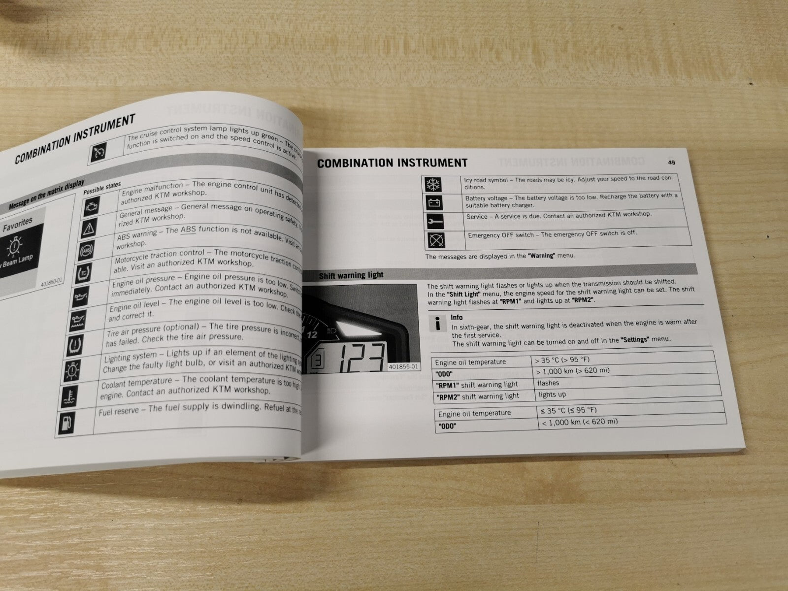 Genuine Owners Manual KTM Superduke 1290 GT 2016