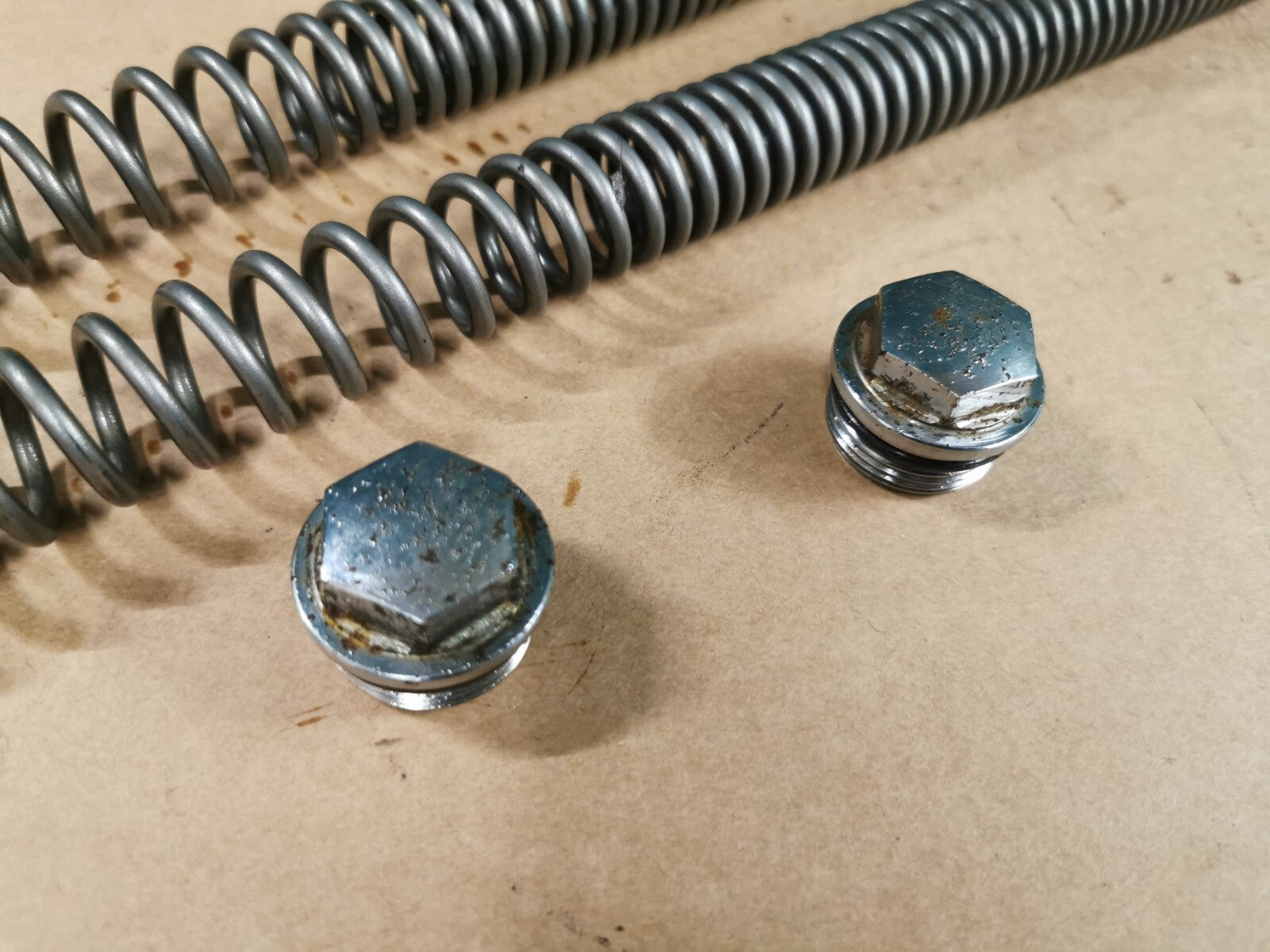 Suspension Fork Springs & Caps Honda CA125 Rebel 1995 - 1999