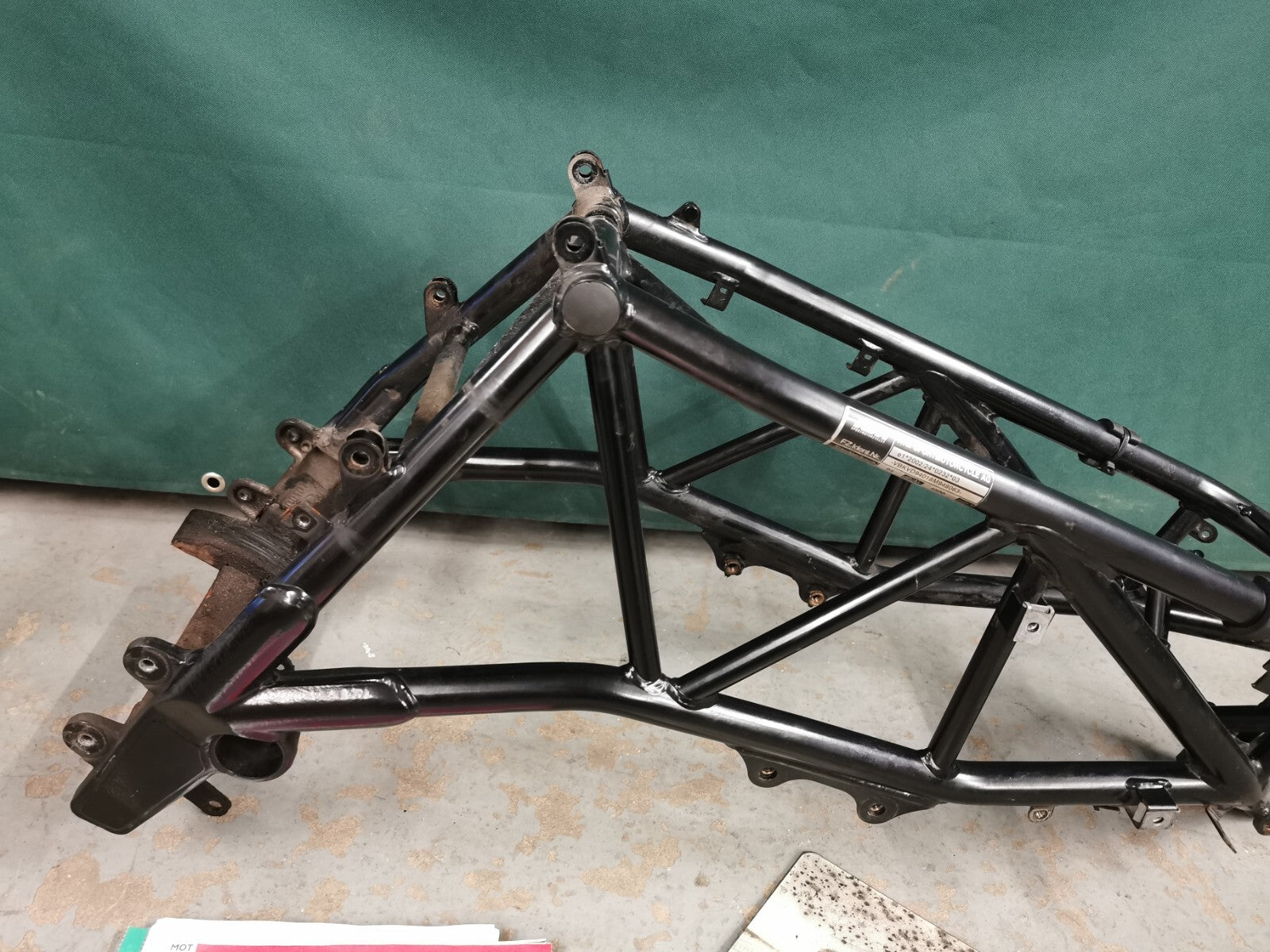 Main Frame Chassis KTM 990 Superduke 2008 LC8 (2006 - 2012) HPI Clear + V5