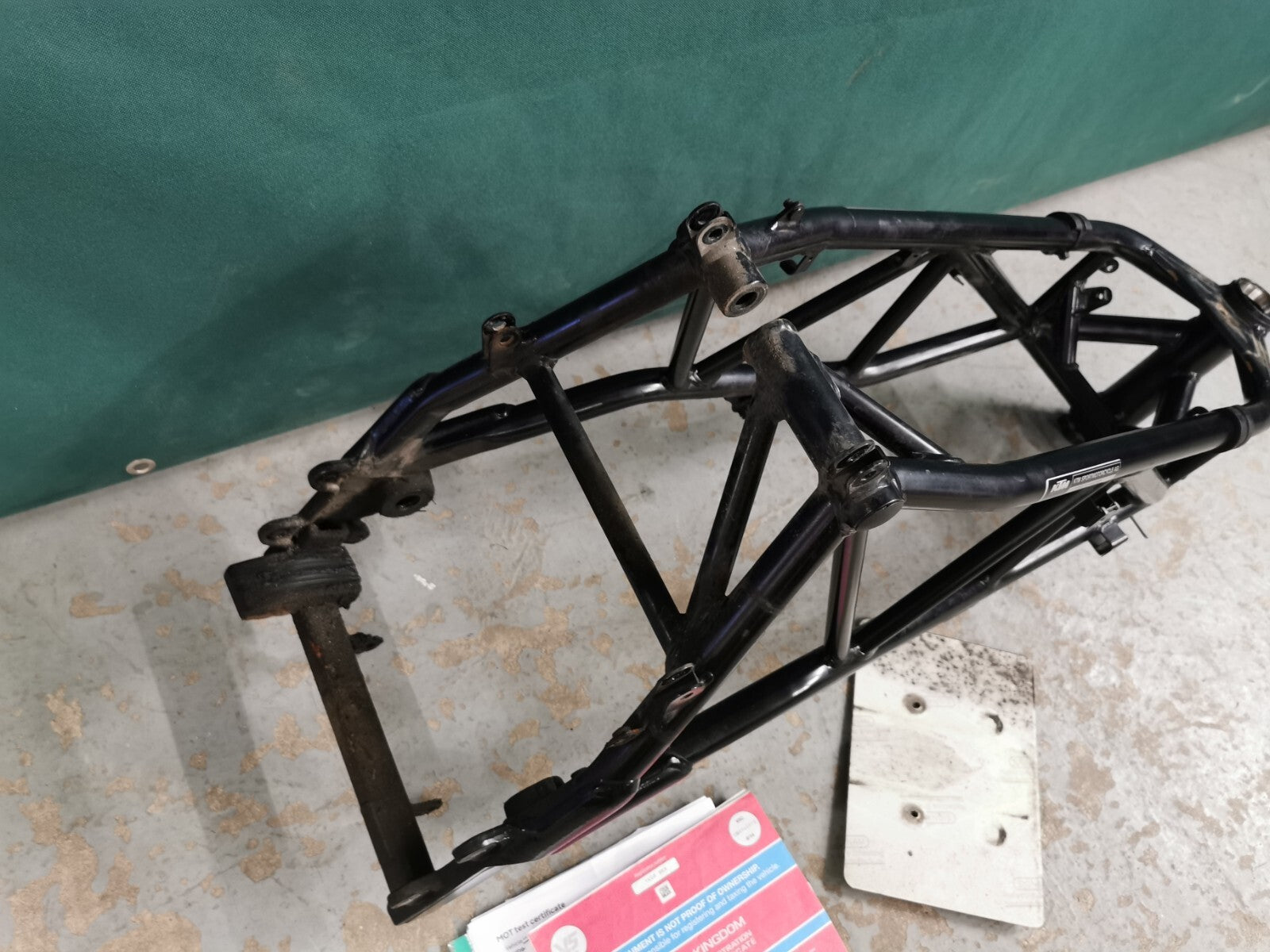 Main Frame Chassis KTM 990 Superduke 2008 LC8 (2006 - 2012) HPI Clear + V5