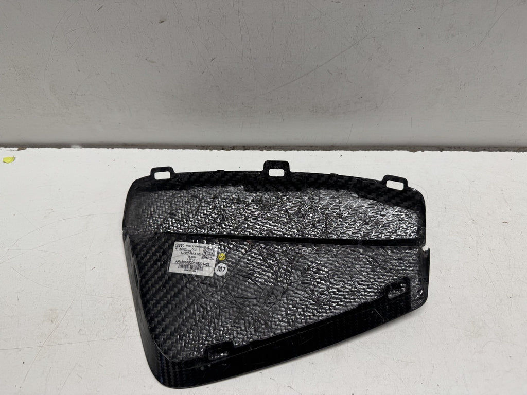 AUDI E-TRON GT Carbon Front Left Bumper Grille 4J3807681A3Q0 GENUINE