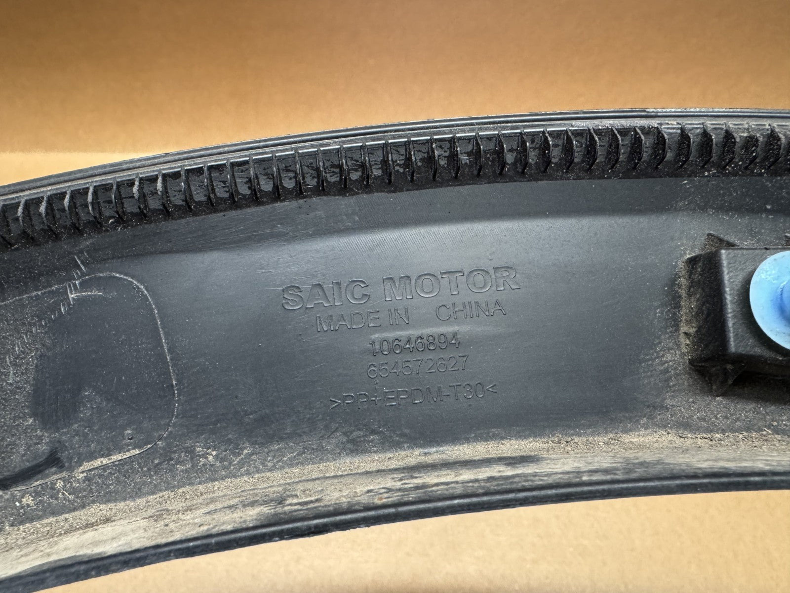 MG HS 2018-2022 Rear Wheel Arch Moulding Right Side 10646894