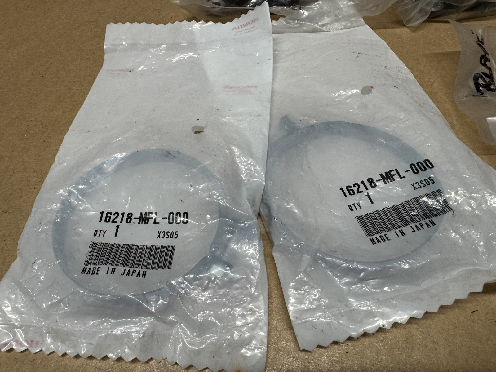 Honda CBR1000RR Fireblade SC77 2017 OEM Throttle Body Insulator O-Ring
