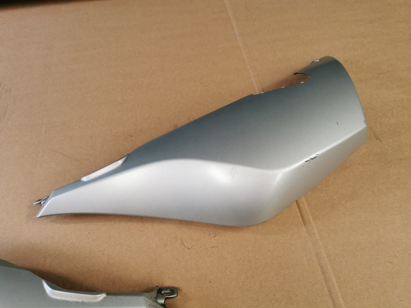 Rear Seat Silver Fairing Panels BMW K1200S 2007