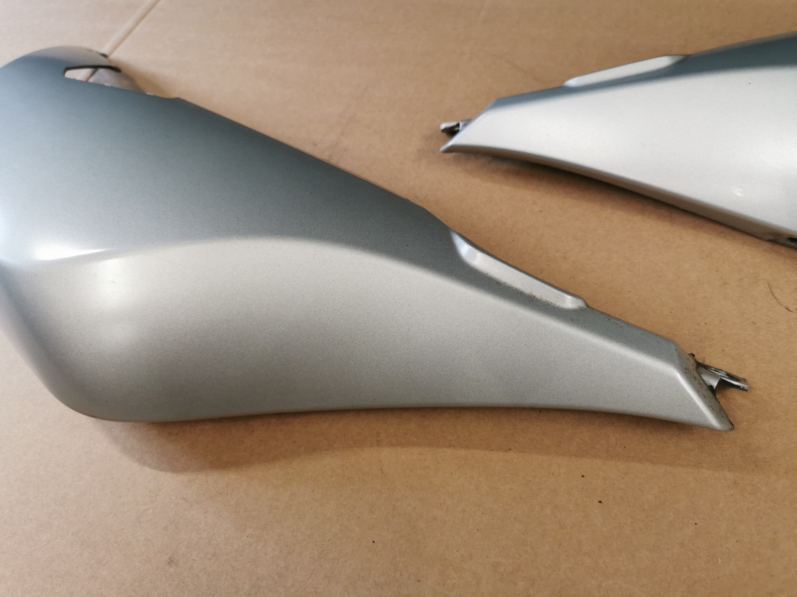 Rear Seat Silver Fairing Panels BMW K1200S 2007