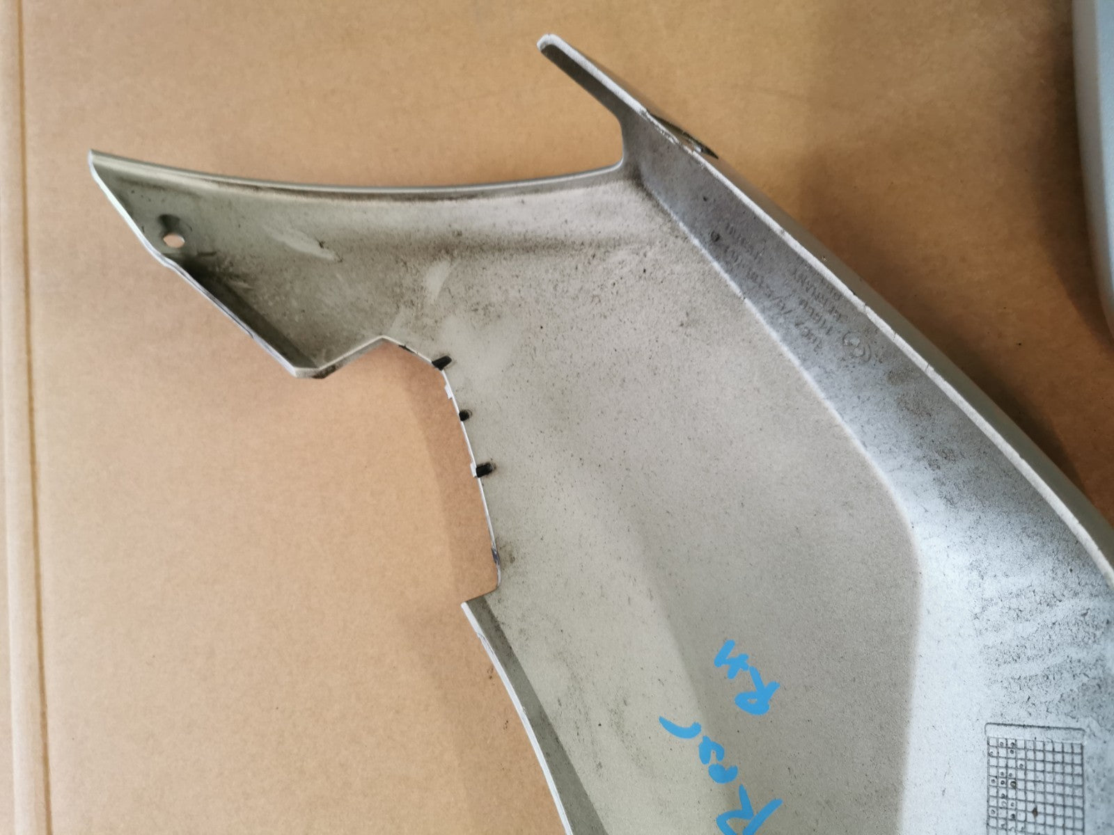 Rear Seat Silver Fairing Panels BMW K1200S 2007