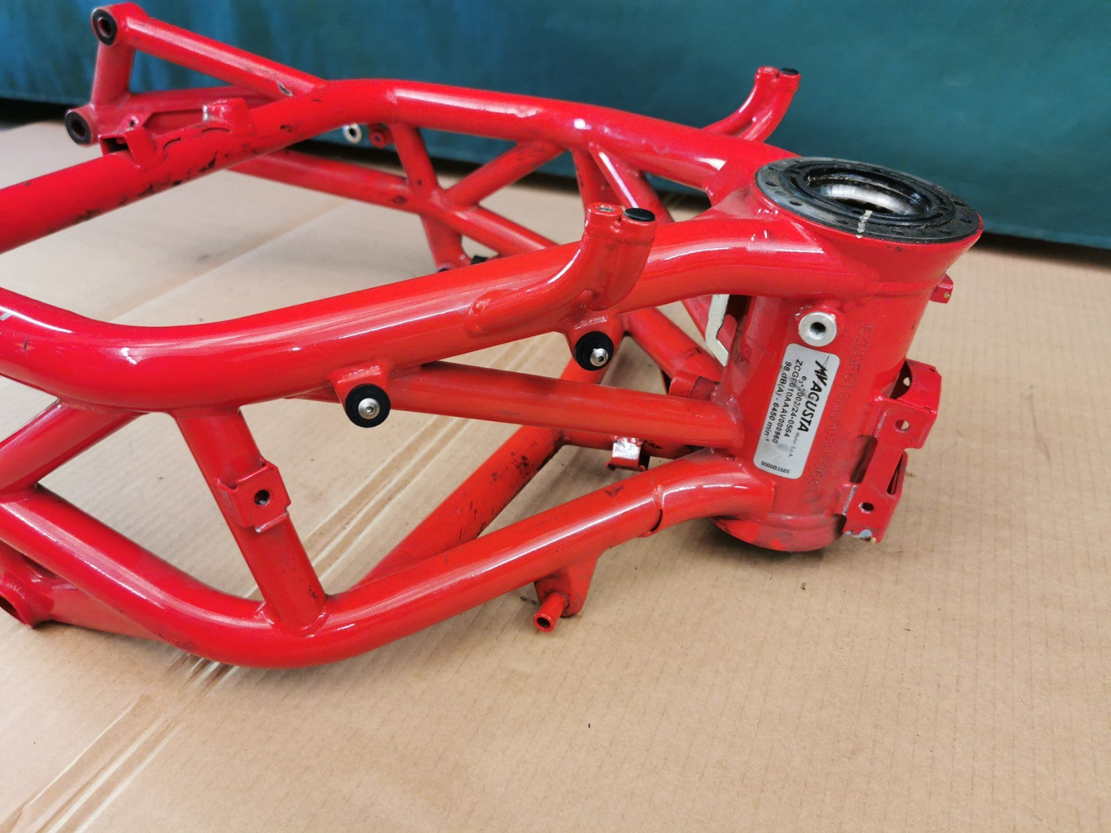 Main Frame Chassis with UK documents MV Agusta F4 1000 2010 GEN 2