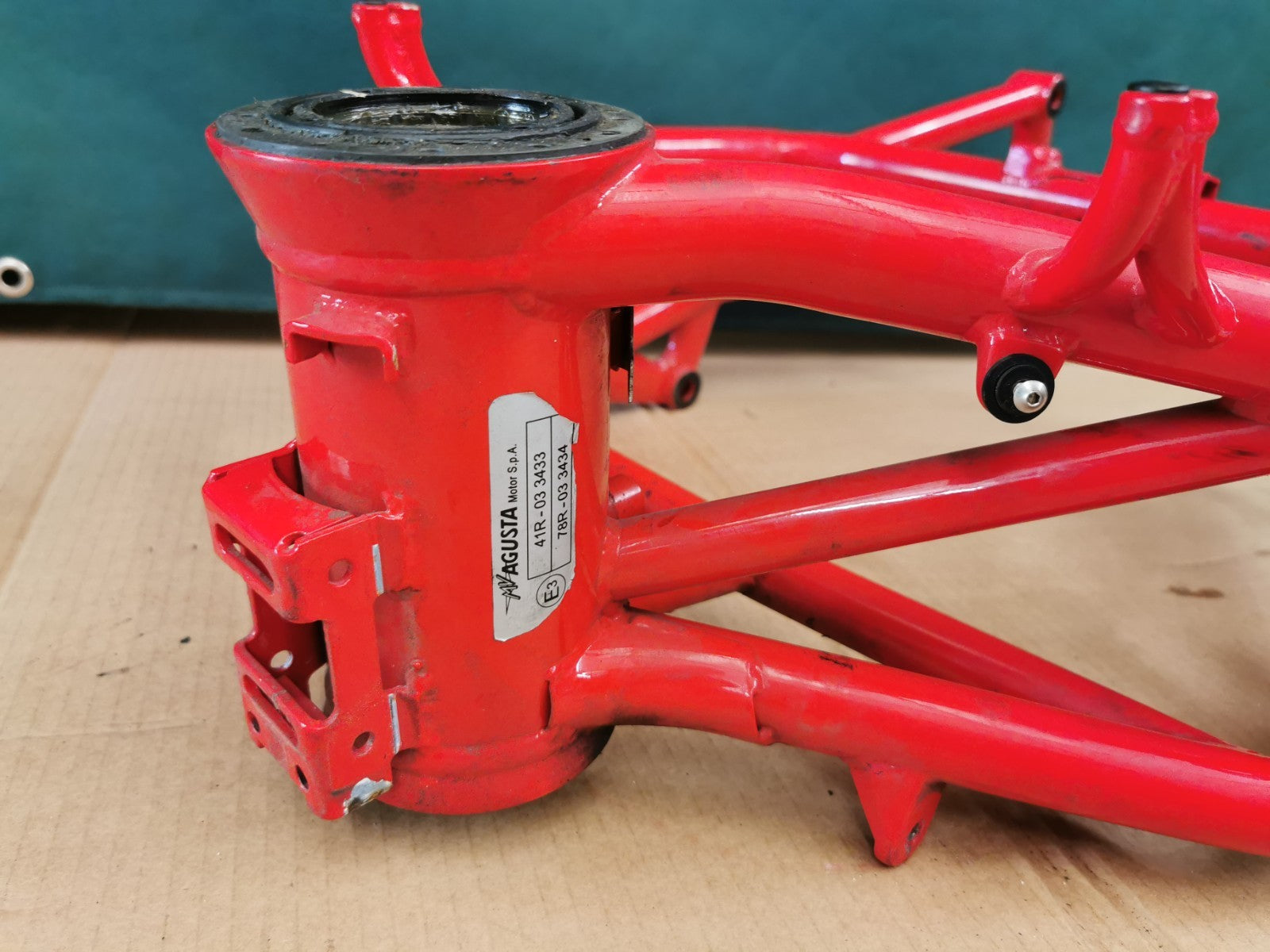 Main Frame Chassis with UK documents MV Agusta F4 1000 2010 GEN 2