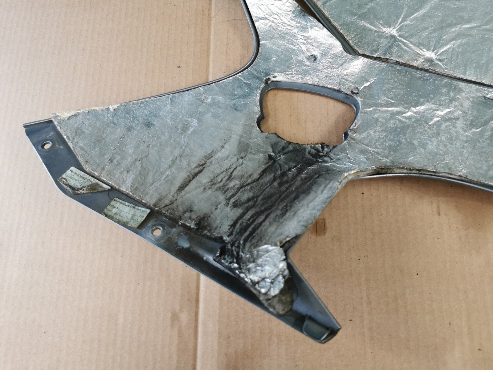 Left Side Fairing Panel in Grey MV Agusta F4 1000 2010 GEN 2
