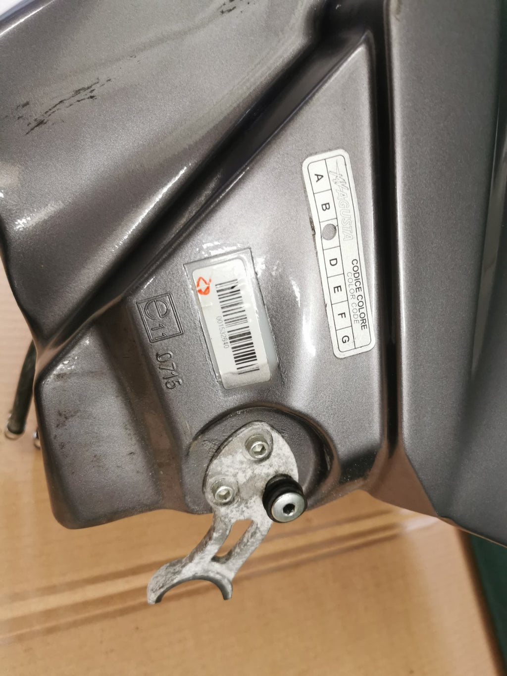 Fuel Tank in Grey MV Agusta F4 1000 2010 GEN 2