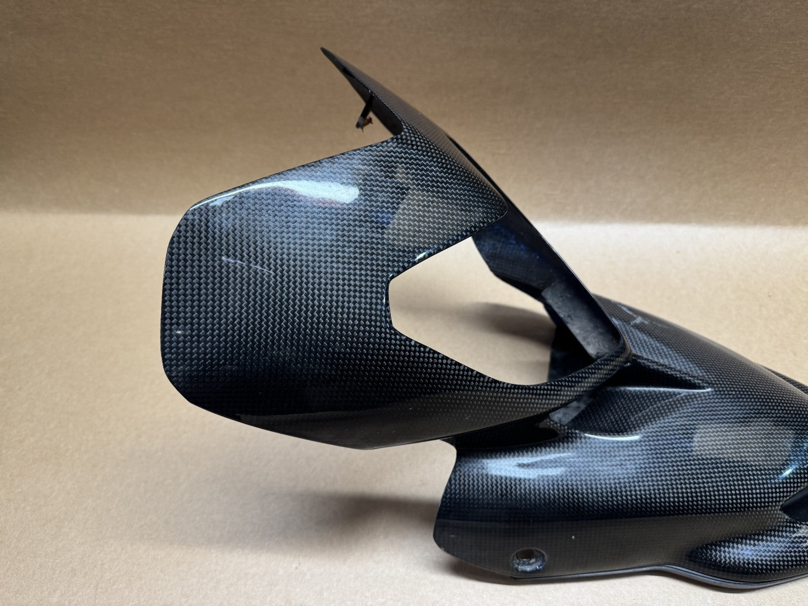Ducati Hypermotard 1100 S 2007 Carbon Front Beak Fairing Panel