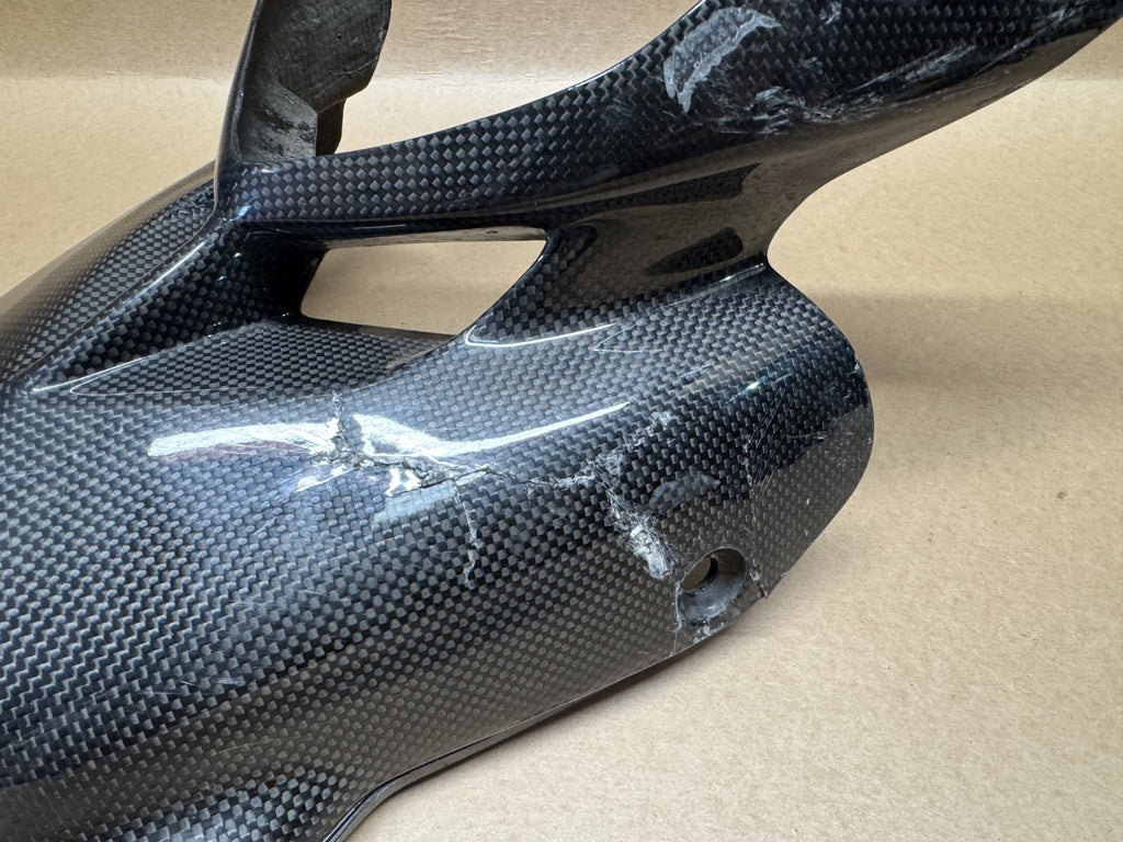 Ducati Hypermotard 1100 S 2007 Carbon Front Beak Fairing Panel