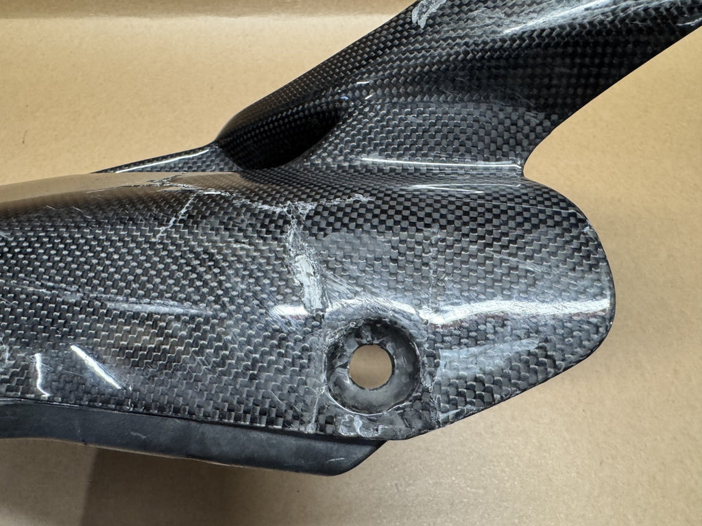 Ducati Hypermotard 1100 S 2007 Carbon Front Beak Fairing Panel