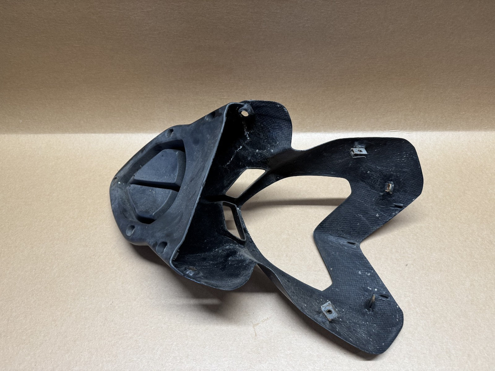 Ducati Hypermotard 1100 S 2007 Carbon Front Beak Fairing Panel