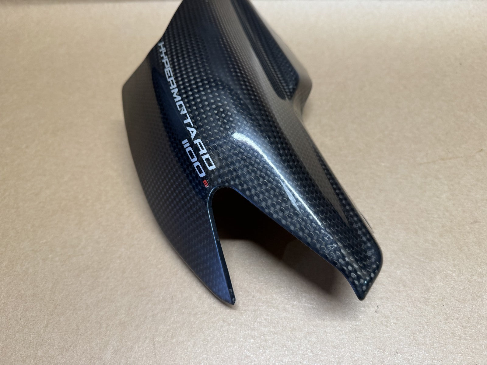 Ducati Hypermotard 1100 S 2007 Carbon Right & Left Seat Fairing Panel